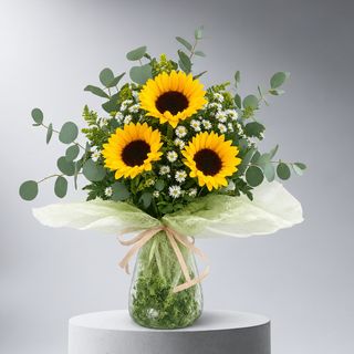 Ramo 3 Girasoles Amarillos