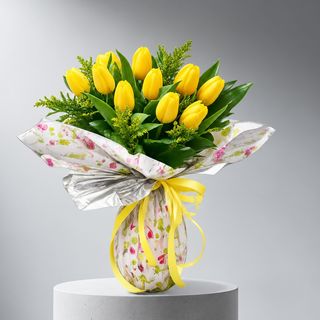 Ramo 15 Tulipanes Amarillos