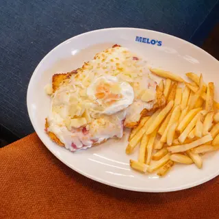 Milanesa Carbonara