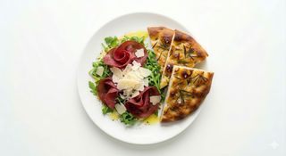 Rúcula Con Bresaola Y Grana
