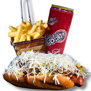 Combo perro clásico con patatas y 1 Kolita