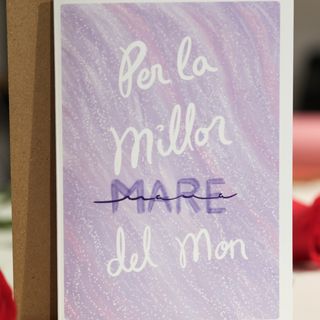 Tarjeta “Per la millor Mare”