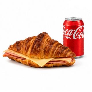 Combo Croissant Mixto y Bebida