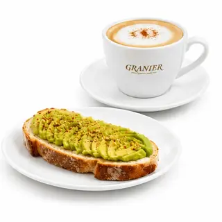 Desayuno de Tostada de Aguacate