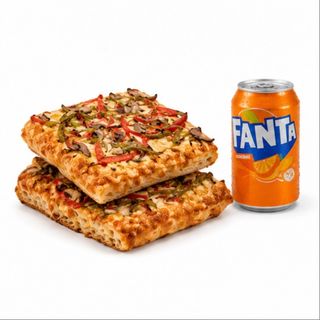 Combo Pizza variada y Bebida
