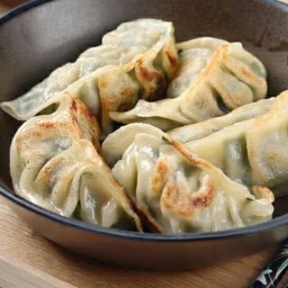 Gyozas de langostinos