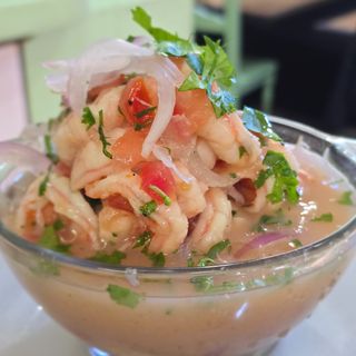CEVICHE DE GAMBAS