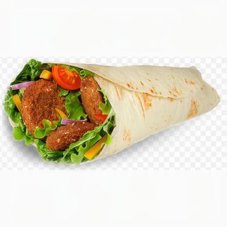 Menú rollo falafel