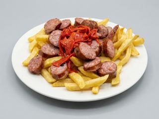 Longaniza Frita Con Patatas