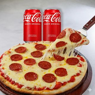 Combo Pizza + 2 Bebidas (330 Ml.)