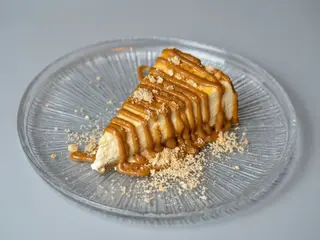 Torta al Pecorino con Caramello Salato