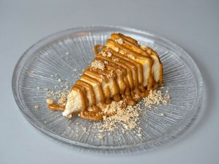 Torta al Pecorino con Caramello Salato