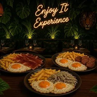 100. Huevos Estrellados Y Jamón Ibérico