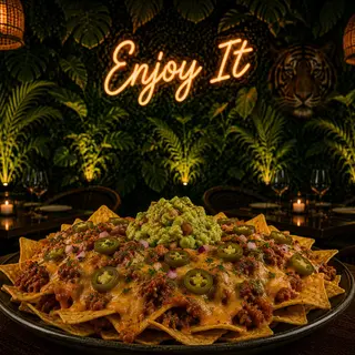 70. Nachos A La Brasa