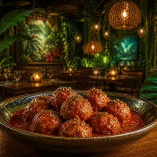 7. Albóndigas con salsa