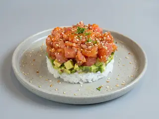 Tartar de salmón 
