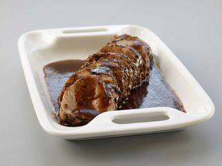 Costillar de cerdo tiernizado con barbacoa