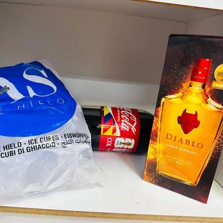 Pisco diablo +Coca-Cola 2L +Hielo 2kg