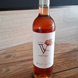 Ampolla vi rosat Maians