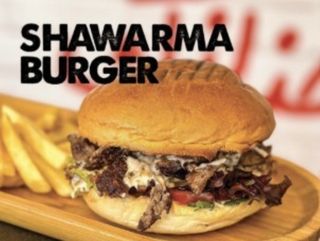 Combo Menu Hamburguesa de Shawarma