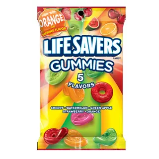 LIFESAERS GUMMIES 5 FLAVORS 198G