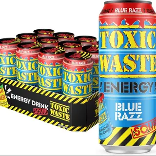 Toxic Waste ENERGY BLUE RAZZ  500ML