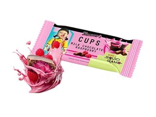 YUMMER'S CUPS RASBERRY 40G