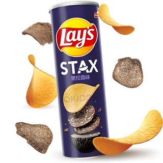 LAY'S STAX BLACK TRUFFE 90G