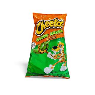 Cheetos cheddar jalapeño crunchy 226.8g