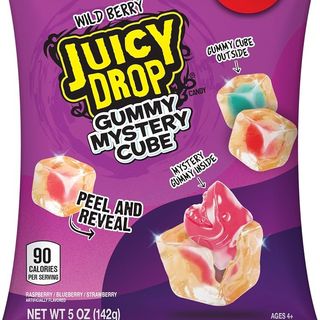 JUICY DROP GUMMY MYSTERY CUBE BERRY 142G