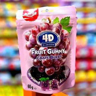 Gominola GRAPE 4D 65g