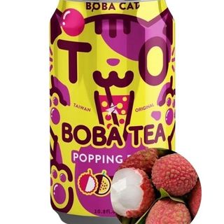 BOBA CAT TEA LYCHEE 320ML