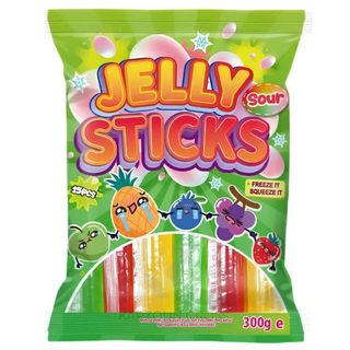 JELLY STICKS SOUR 300G