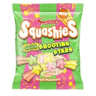 SQUASHIES SOUR SHOOTING STARS 100G