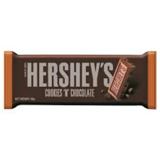 HERSHEY'S COOKIES 'N'  CHOCOLATE 40G