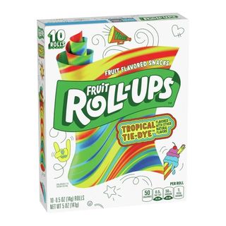 FRUIT ROLL-UPS TROPICAL TIE-DYE 141G