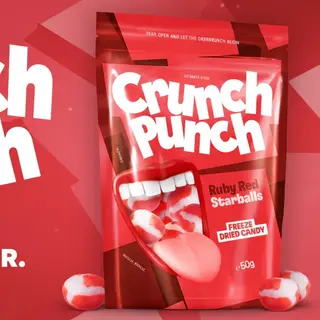 CRUNCH PUNCH RUBY RED 50G