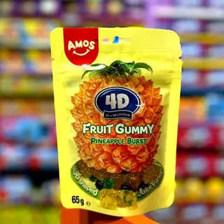 Gominolas PINEAPPLE 4D 65g