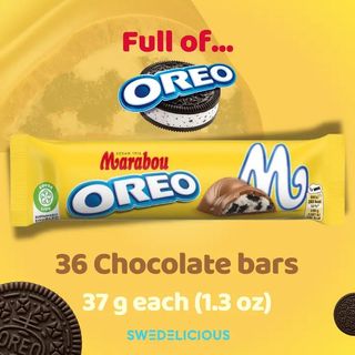 CHOCOLATE EN BARRA OREO MARABOU 37G