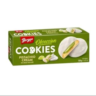 BERGEN COOKIES PISTACHO CREAM 128G