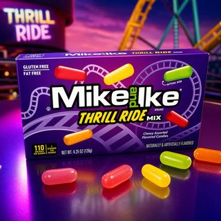 Mike and Ike Thrill Ride Mix 120g