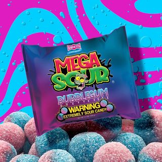 Barnetts Mega SOUR BUBBLEGUM 104G