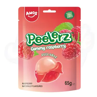 PEELERZ GUMMY RASPBERRY 120G