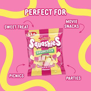 Squashies Strawberry & Cream 120g