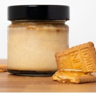 Flan con galleta carameliza