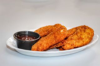 Fingers De Pollo Con Salsa Barbacoa