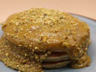 tortitas de pistacho