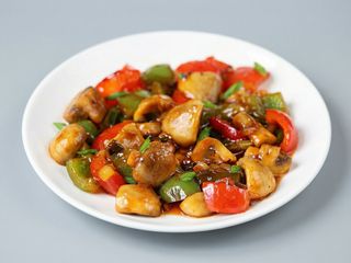 Sweet chilli mushroom