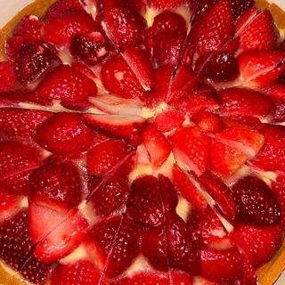 Crostata de fresa intera