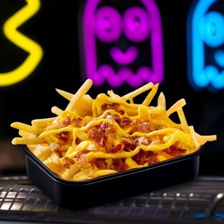 Papas Con cheddar y bacón